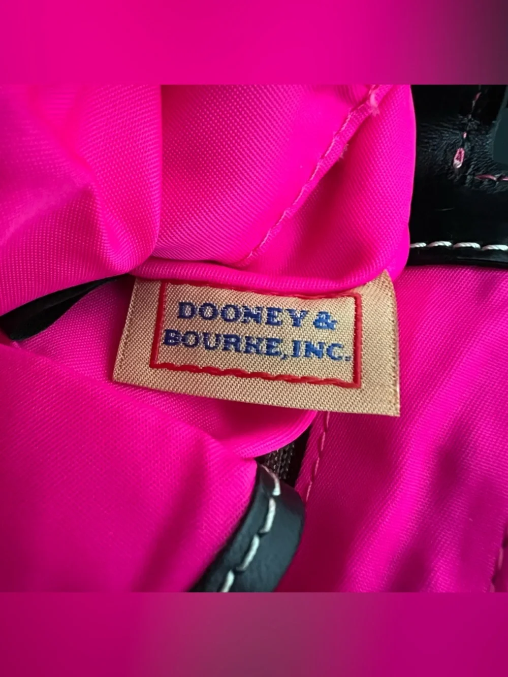 Vintage Dooney & Bourke Nylon Adjustable Crossbody Bag